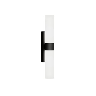 Aplique Iluminaespejo LED Egeo negro IP44 para baño - Sulion