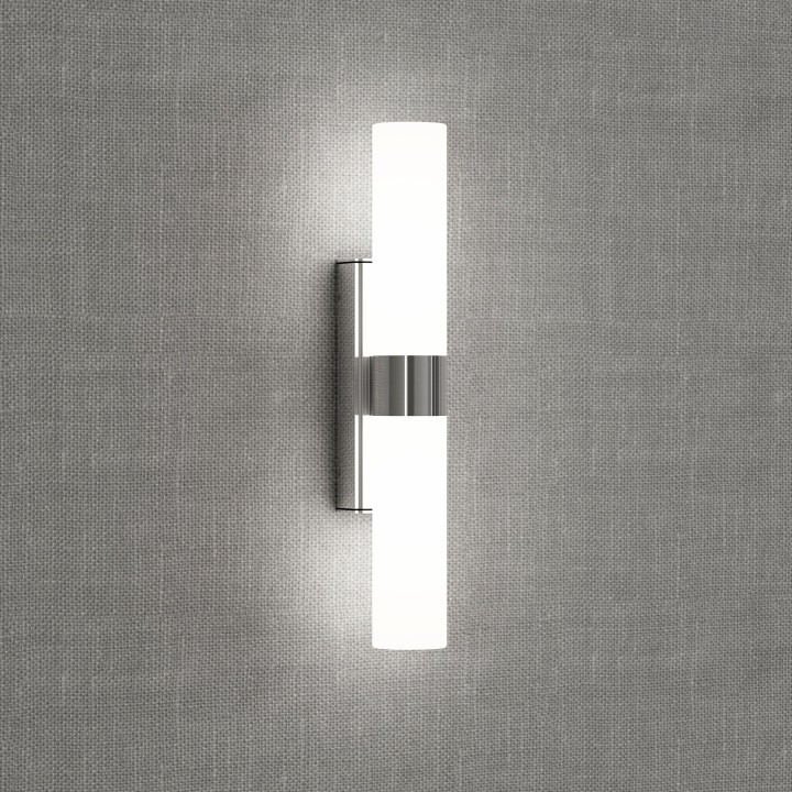 Aplique Iluminaespejo LED Egeo cromo IP44 para baño - Sulion