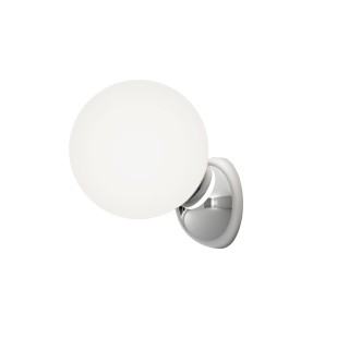 Aplique VOLGA. Metal cromo y bola difusor opal mate. 1xG9 | Sulion