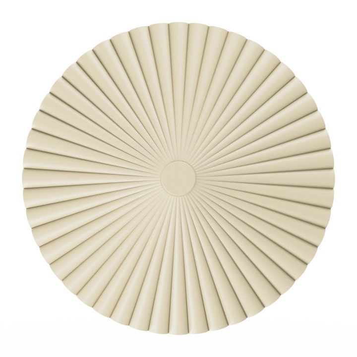 Aplique de pared Elena yeso color beige 3000K Ø30cm - Sulion