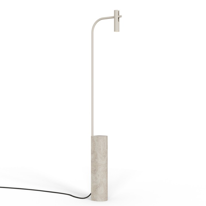 Lámpara de pie VITA travertino beige LED 5W - Sulion