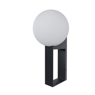Aplique VERSO negro 25cm IP44 G9 - Sulion