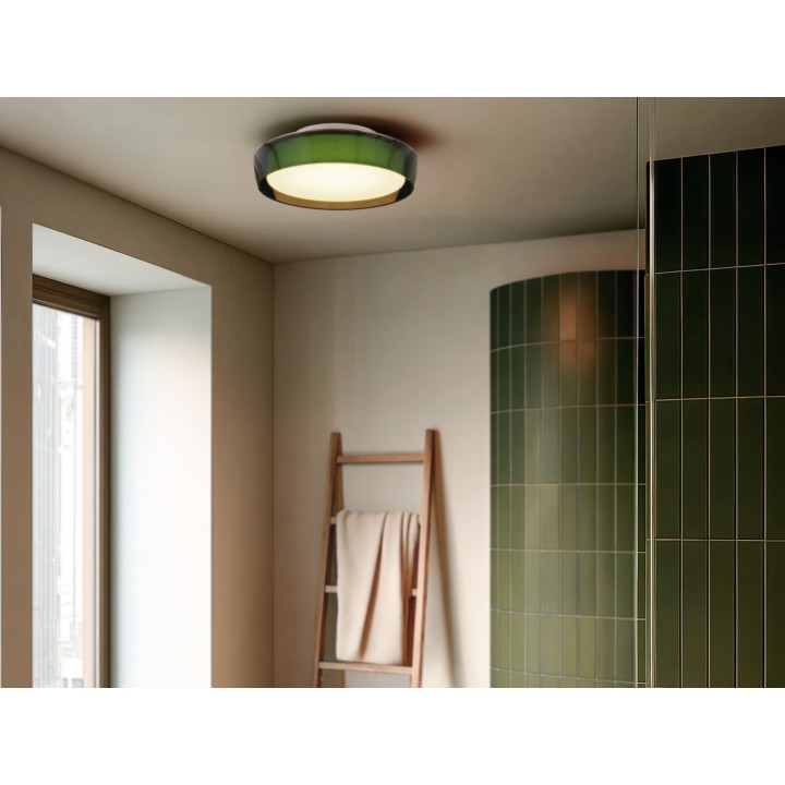 Plafón NILO transparente Ø300 LED 6W - Sulion