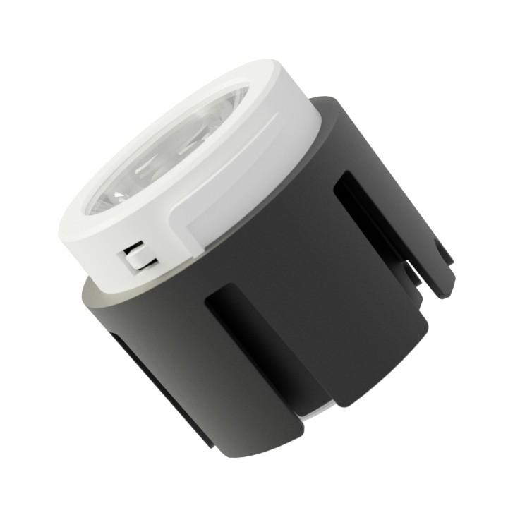 Módulo empotrable Arumfix aluminio negro 6W/9W - Sulion