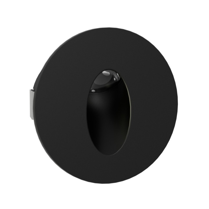 Bañador pared exterior negro 2700K IP67 - Bely Elite Sulion