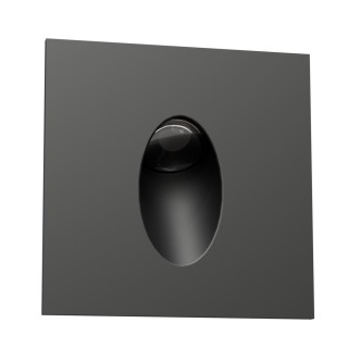 Bañador pared exterior negro 2700K IP67 - Bely Elite Sulion