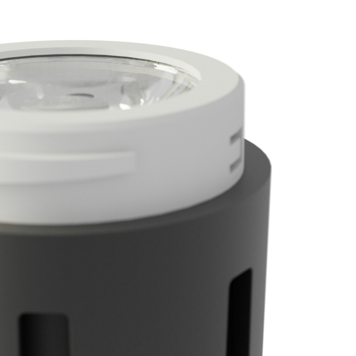 Módulo empotrable Arumfix aluminio negro 6W/9W - Sulion