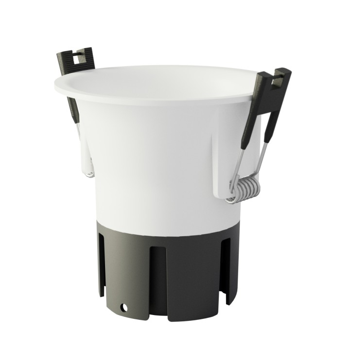 Reflector empotrable Arumfix aluminio blanco - Sulion