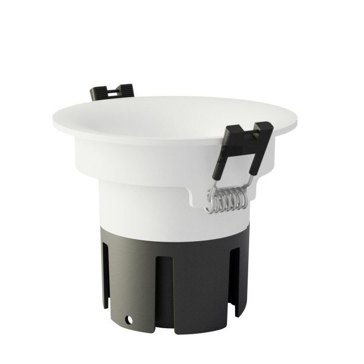 Reflector empotrable Arumfix aluminio blanco - Sulion