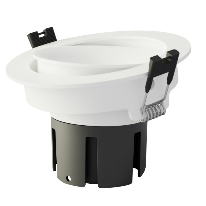 Reflector empotrable Arumfix aluminio blanco - Sulion