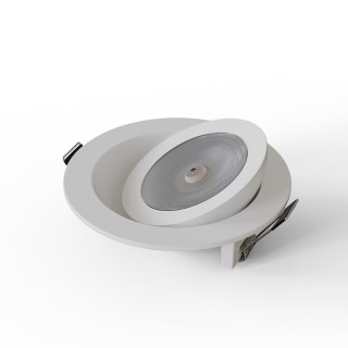 Foco empotrable Flow aluminio blanco 15º - Sulion