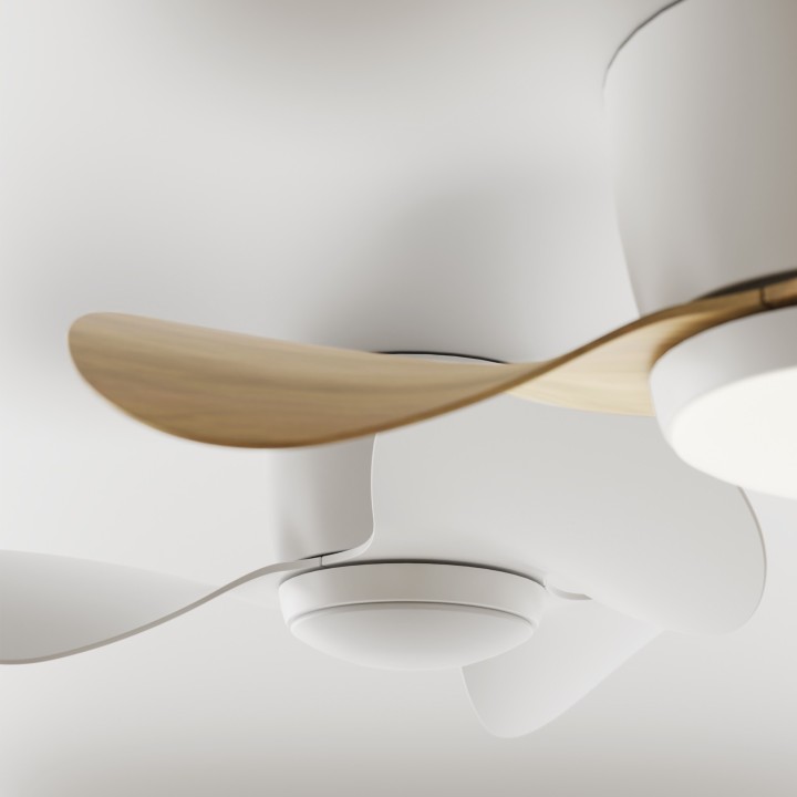 Ventilador de techo con luz MONTY blanco - Sulion