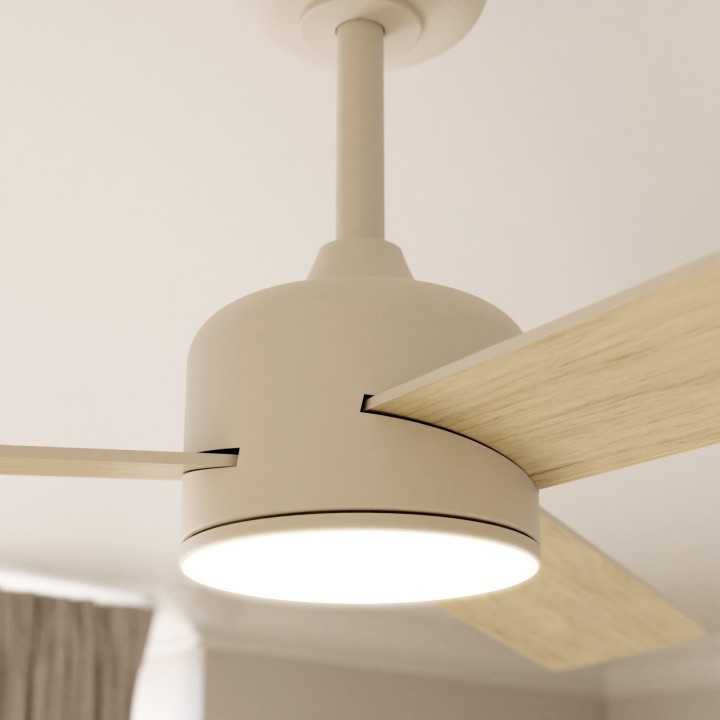 Ventilador de techo BALOO EVO S blanco y palas reversibles - Sulion