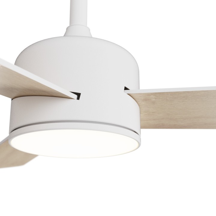 Ventilador de techo BALOO EVO S blanco y palas reversibles - Sulion