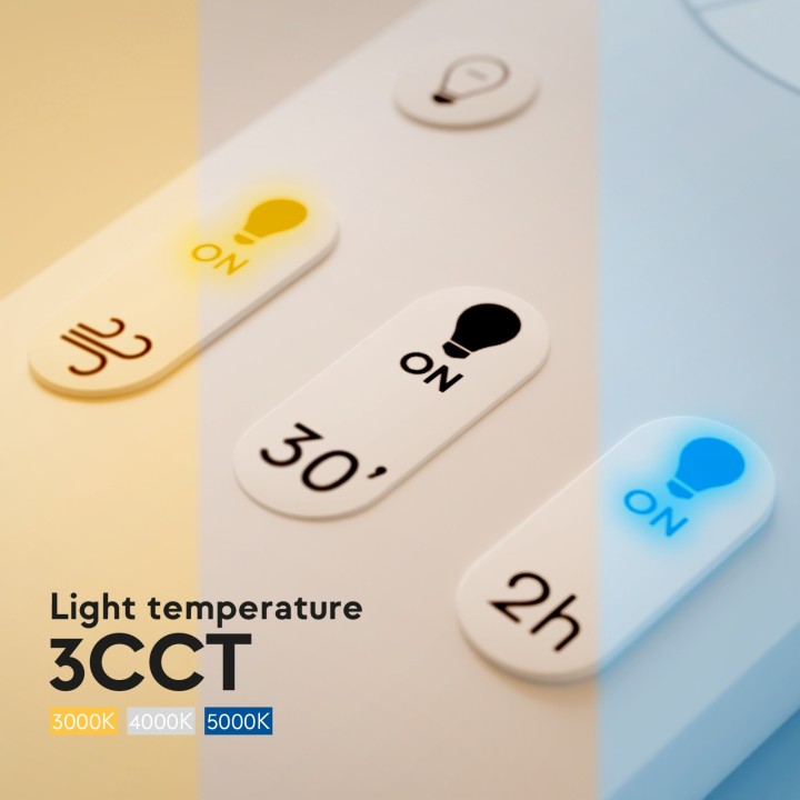 Ventilador de techo DIEHL M blanco con luz - Sulion