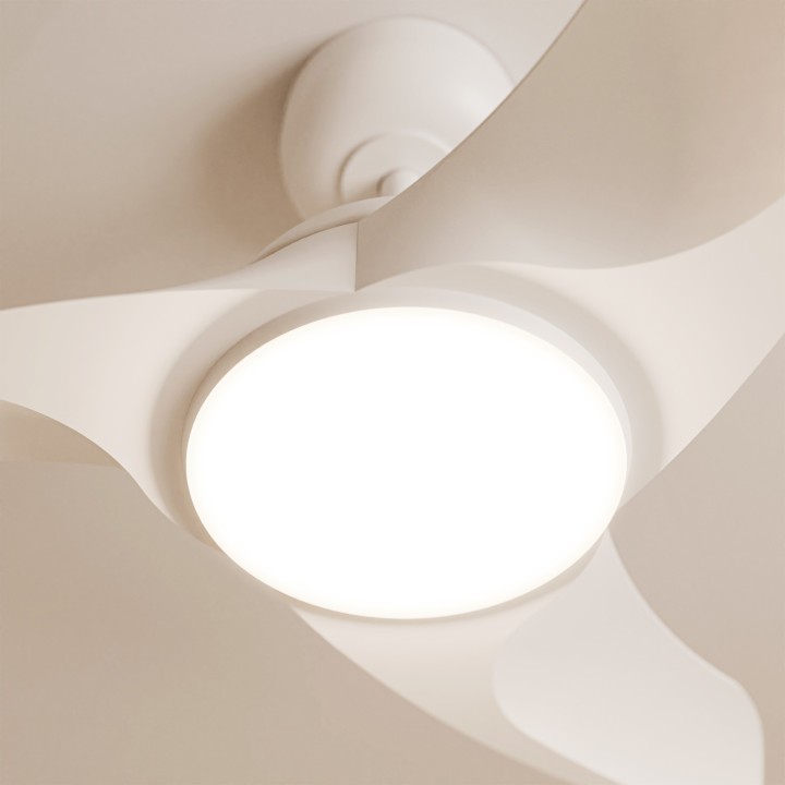 Ventilador de techo DIEHL S blanco con luz - Sulion