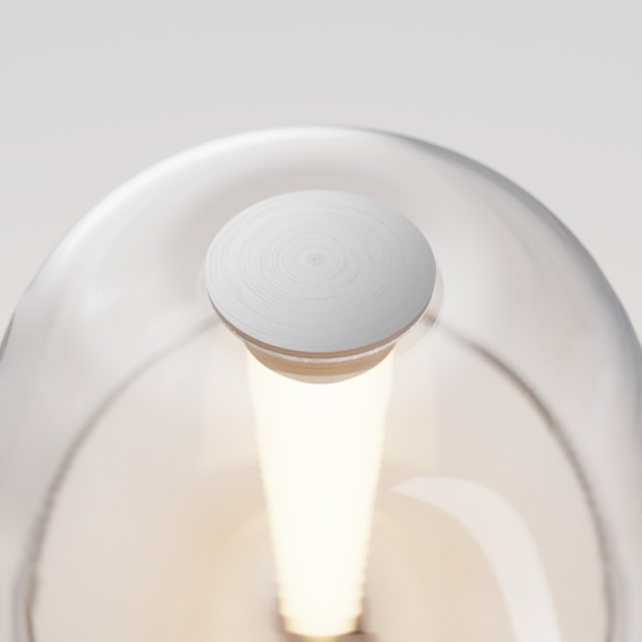 Lámpara de mesa VENUS LED vidrio 5W - Sulion
