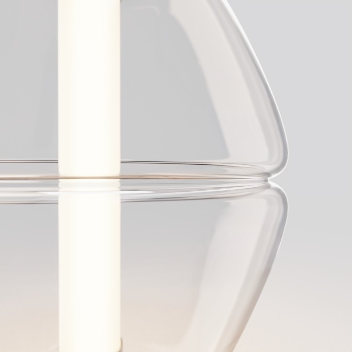 Lámpara de mesa VENUS LED vidrio 5W - Sulion