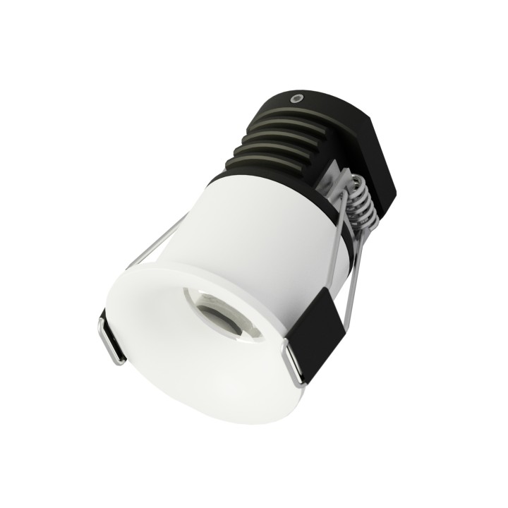 Foco empotrable Dotfix aluminio blanco 6W - Sulion