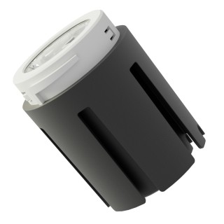 Módulo empotrable Arumfix aluminio negro 12W/15W - Sulion