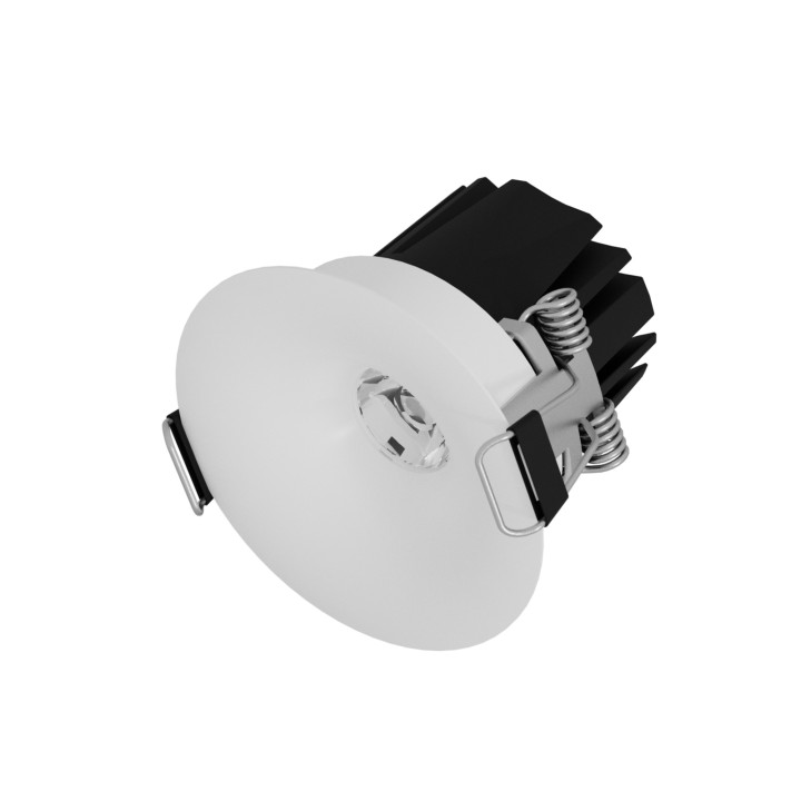 Foco empotrable Dotfix Elite aluminio blanco 7W - Sulion