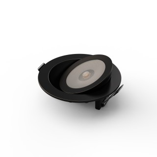 Foco empotrable Flow aluminio negro 36º - Sulion