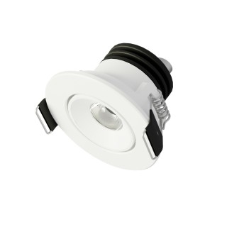 Foco empotrable Dotfix aluminio blanco 3W - Sulion
