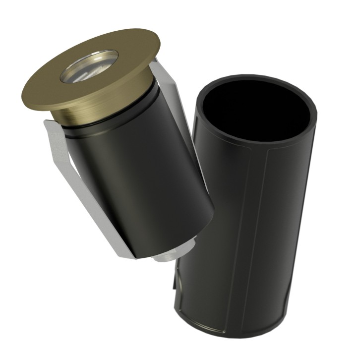 Empotrable exterior latón 2.5W 2700K IP67 - Cobsoil Elite Sulion