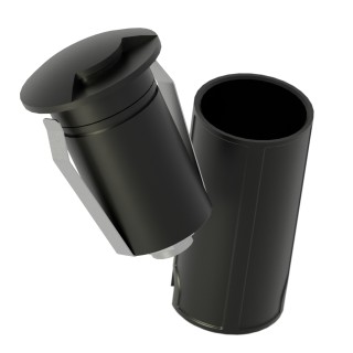 Empotrable exterior negro 2.5W 2700K IP67 - Cobsoil Elite Sulion