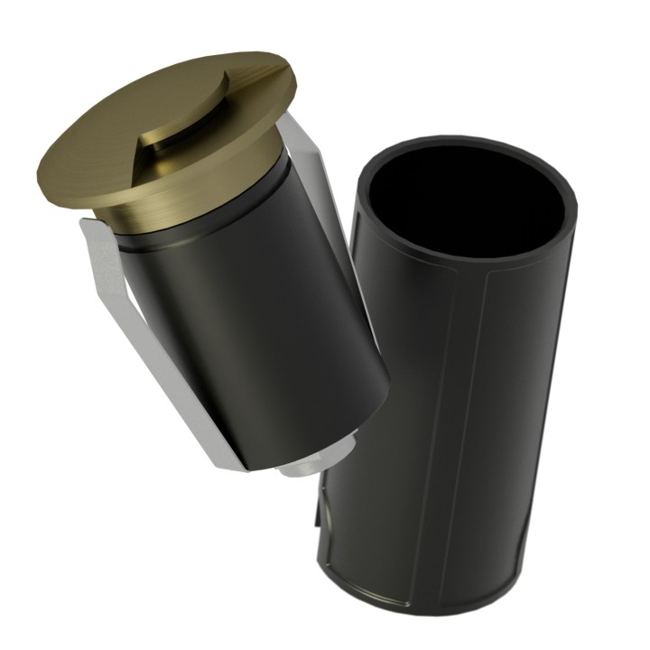 Empotrable exterior latón 2.5W 2700K IP67 - Cobsoil Elite Sulion