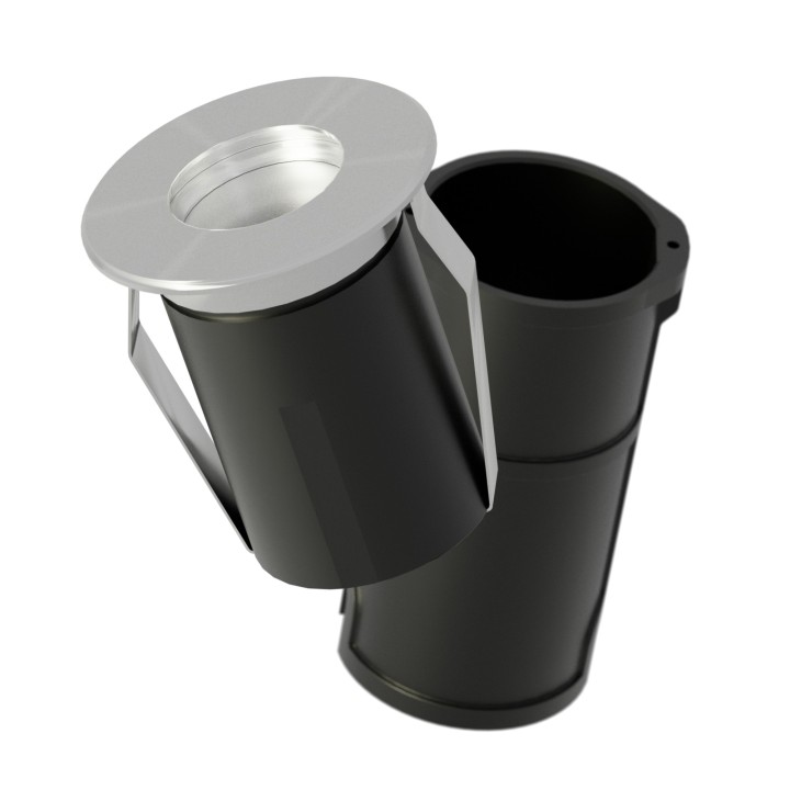 Empotrable exterior acero 6W 2700K IP67 - Cobsoil Elite Sulion