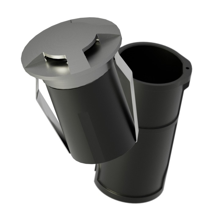 Empotrable exterior acero 6W 2700K IP67 - Cobsoil Elite Sulion