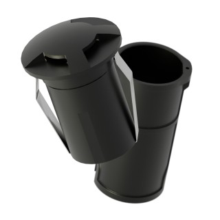 Empotrable exterior negro 6W 2700K IP67 - Cobsoil Elite Sulion