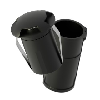 Empotrable exterior negro 6W 2700K IP67 - Cobsoil Elite Sulion