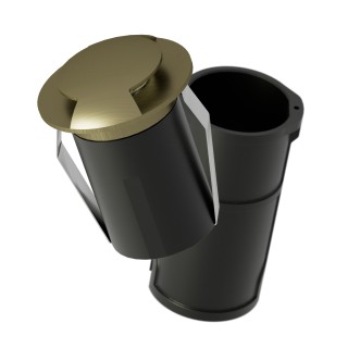 Empotrable exterior latón 6W 2700K IP67 - Cobsoil Elite Sulion