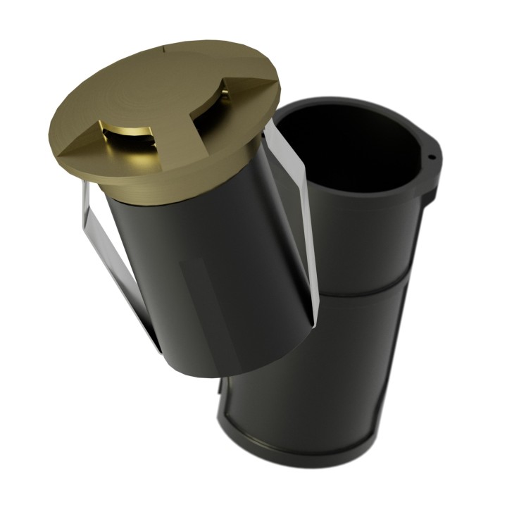 Empotrable exterior latón 6W 2700K IP67 - Cobsoil Elite Sulion
