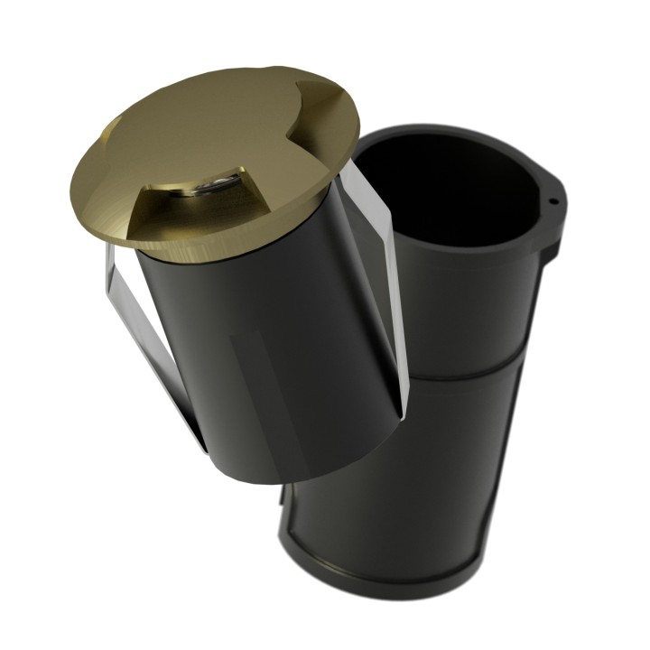 Empotrable exterior latón 6W 2700K IP67 - Cobsoil Elite Sulion