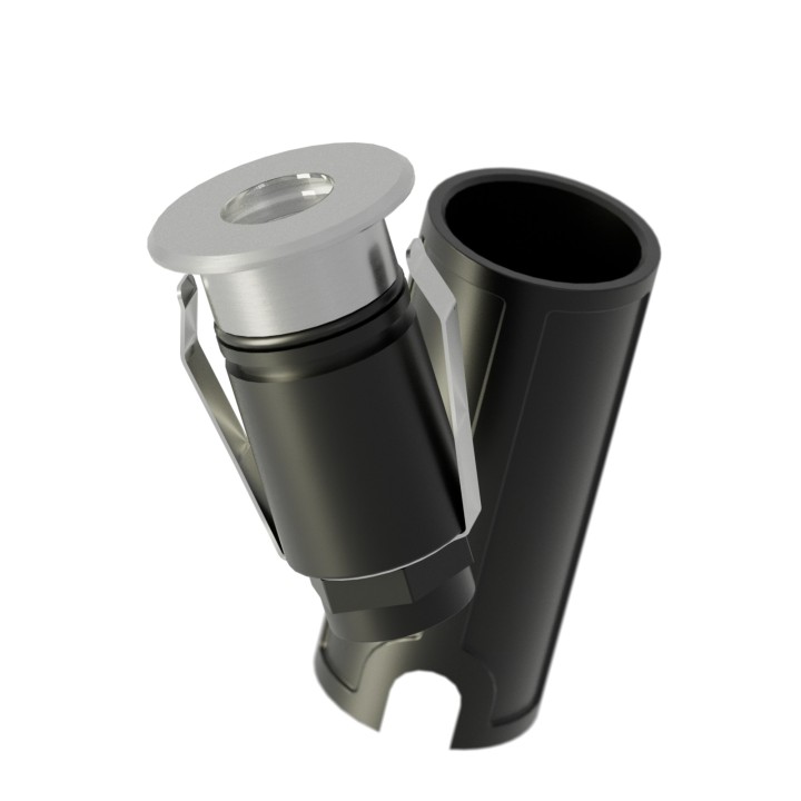Empotrable exterior negro 1W 2700K IP67 - Cobsoil Elite Sulion