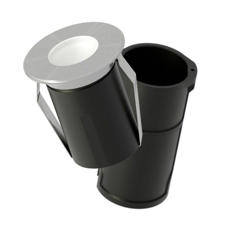 Empotrable exterior acero 6W 2700K IP67 - Cobsoil Elite Sulion