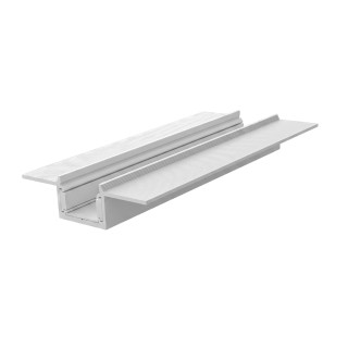 Carril  empotrable System48 aluminio blanco - Sulion